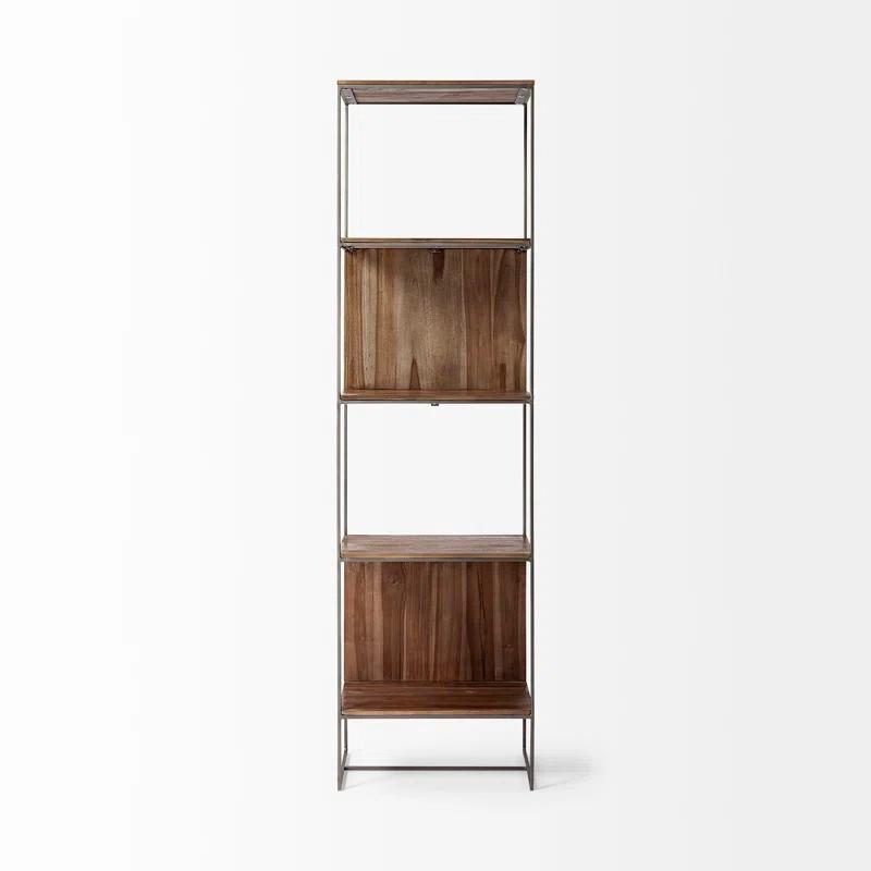 Sagan Narrow Etagere Bookcase