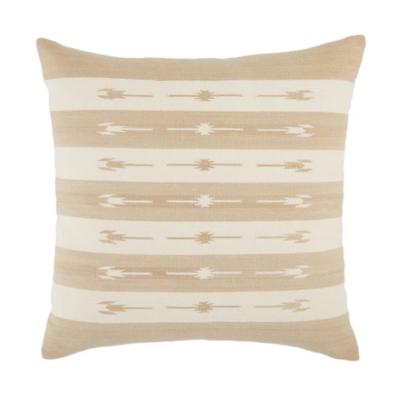 Estela Striped Cotton Throw Pillow