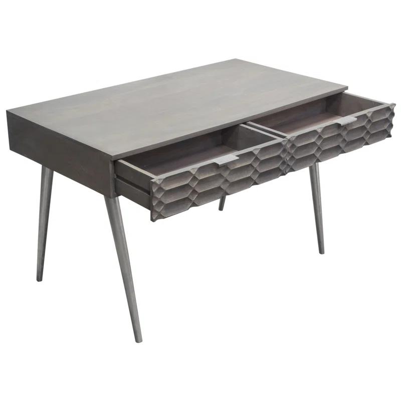 Petra Solid Wood Top Writing Desk