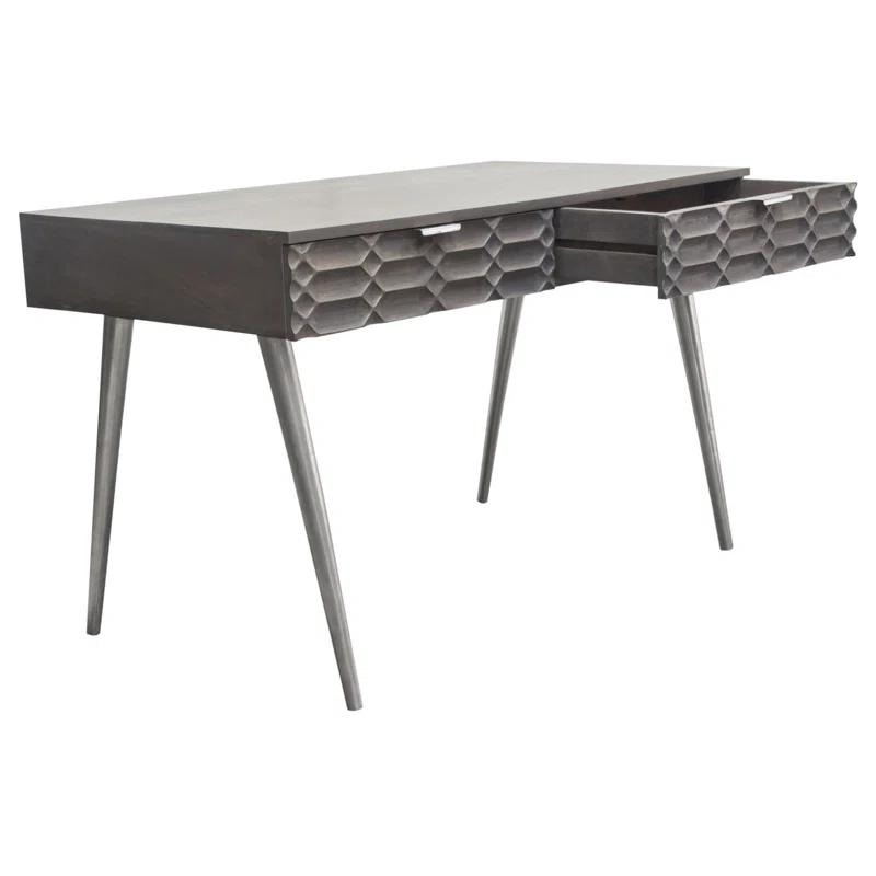 Petra Solid Wood Top Writing Desk