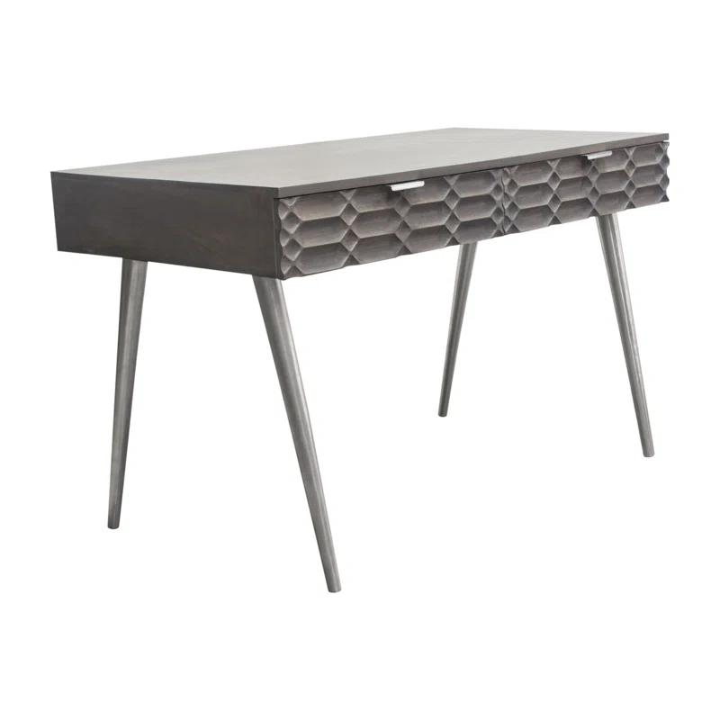 Petra Solid Wood Top Writing Desk