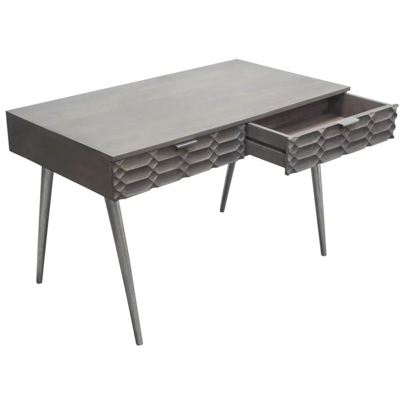 Petra Solid Wood Top Writing Desk