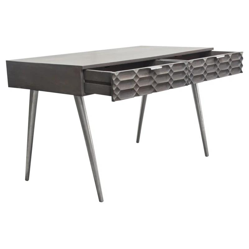 Petra Solid Wood Top Writing Desk