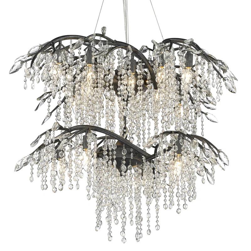 Willa Arlo™ Interiors Montriel 18 - Light Dimmable Tiered Chandelier