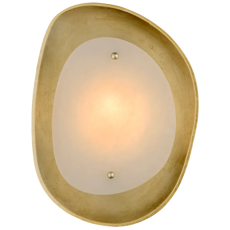 Samos 12.75'' White and Silver Organic LED Wall Sconce