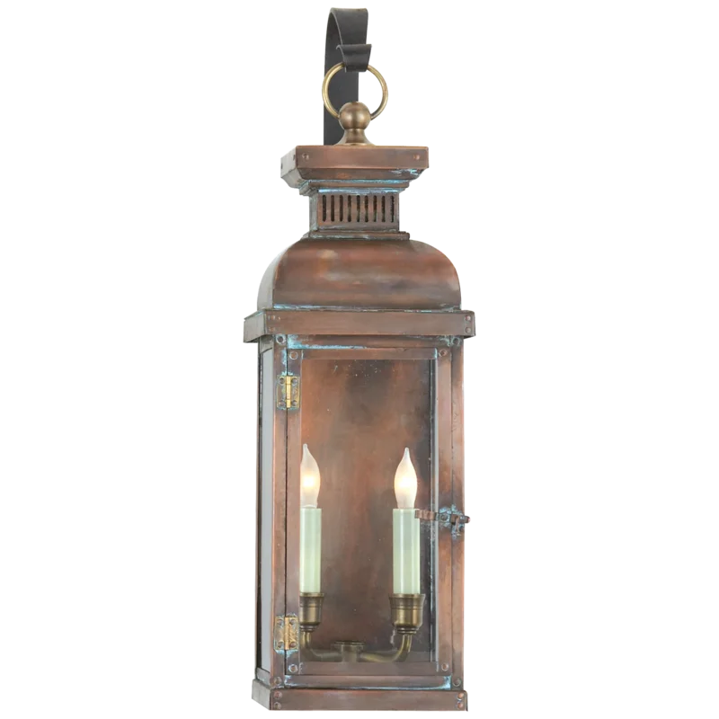 Classic Glow Copper Brown 22'' Dimmable Outdoor Lantern