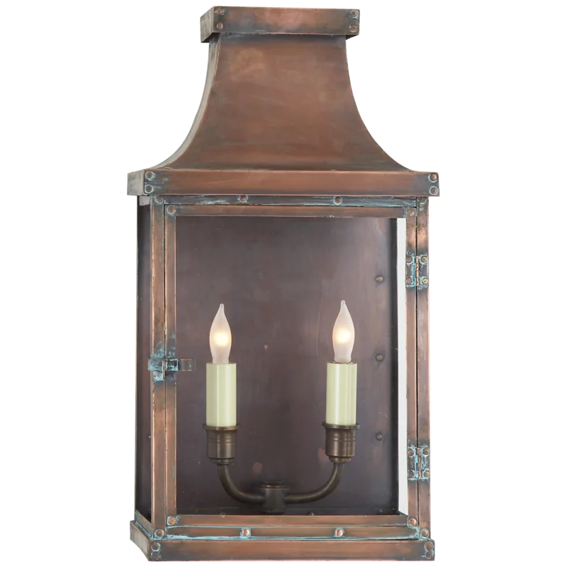 Bedford Vintage Copper 18" Energy Star Outdoor Wall Lantern