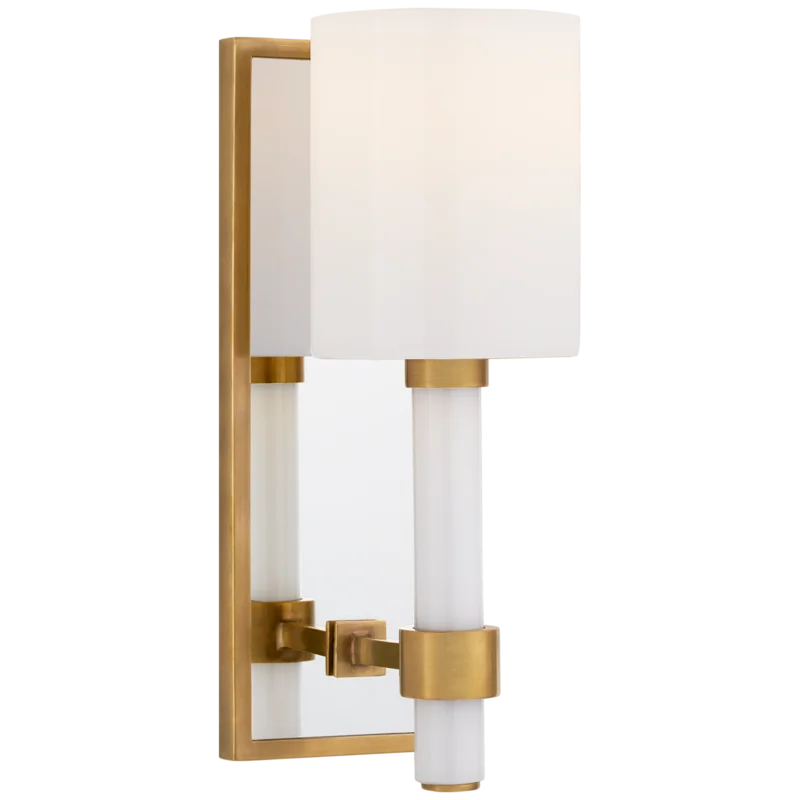 Suzanne Kasler Inspired 11.5" Antique Brass Dimmable Outdoor Sconce