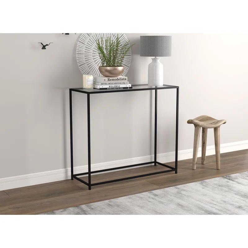 Mercury Row® Amora 31'' Glass Top Console Table