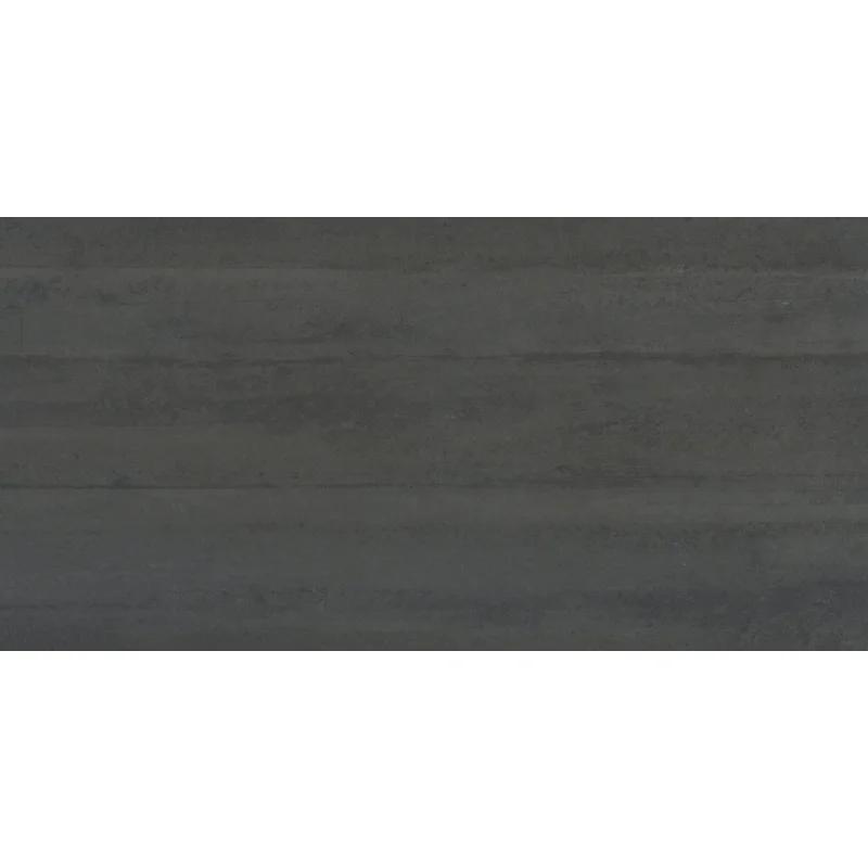 Cassero Modern 12" x 24" Matte Black Porcelain Floor & Wall Tile