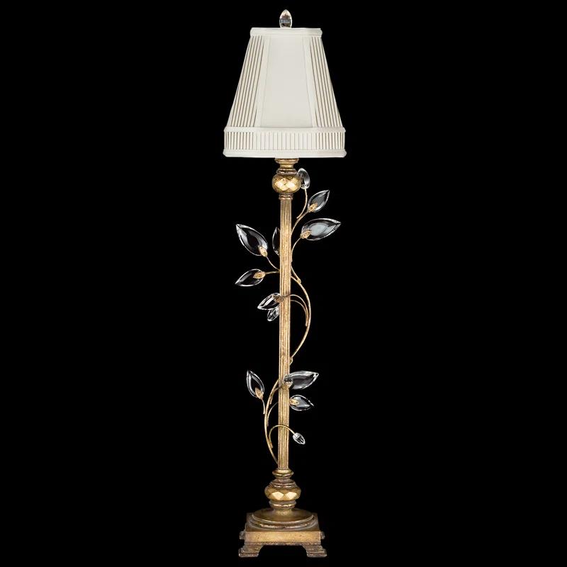 Fine Art Handcrafted Lighting Crystal Laurel Buffet Lamp