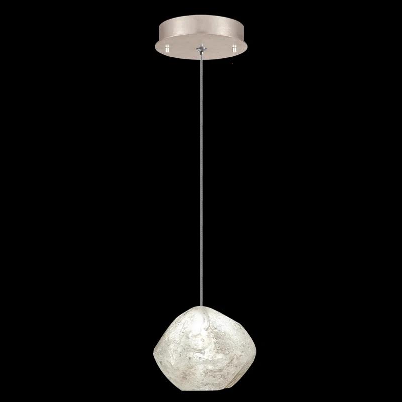 Fine Art Handcrafted Lighting Natural Inspirations 5.5" Round Drop Pendant Light