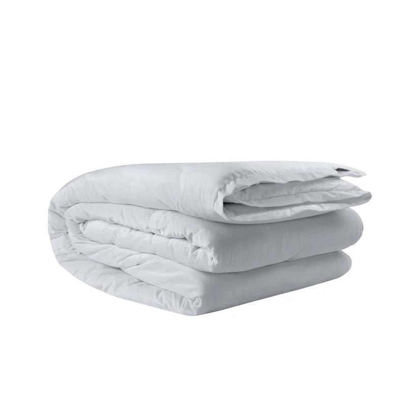 Aria Matte Velvet White Reversible Throw Blanket 68"x106"