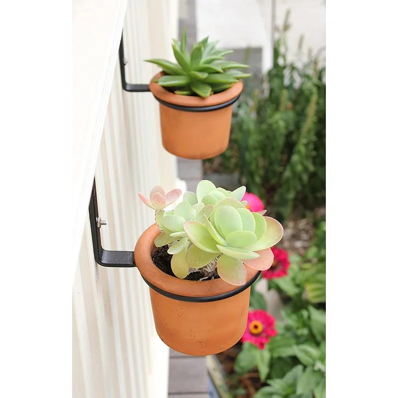 Metal Weather Resistant Bracket Plant Stand (Set of 2)