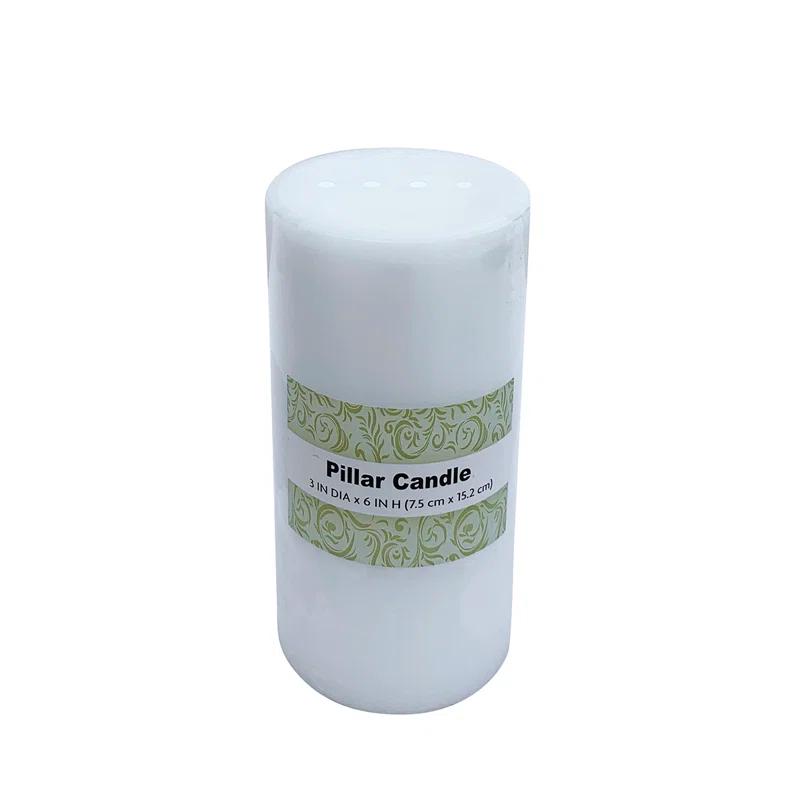 Jeco Inc. Unscented Pillar Candle