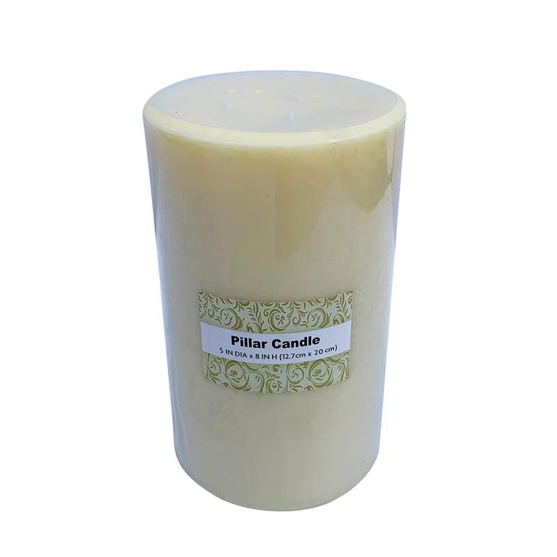 Jeco Inc. Unscented Pillar Candle