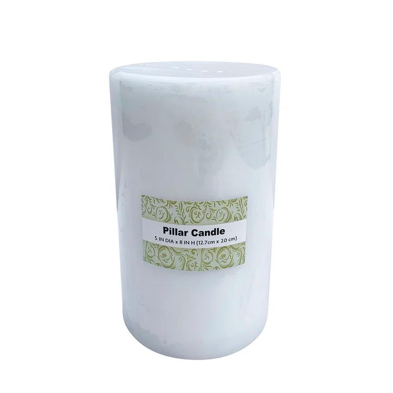 Jeco Inc. Unscented Pillar Candle