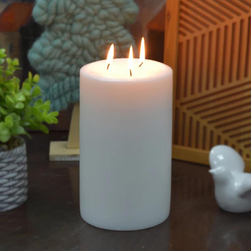 Jeco Inc. Unscented Pillar Candle