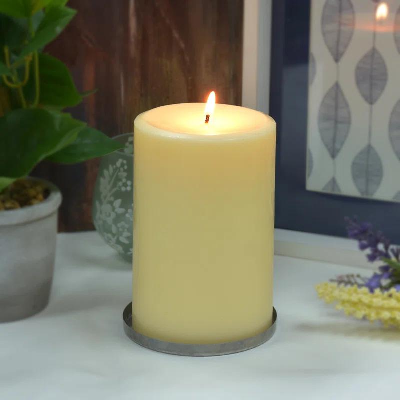Unscented Pillar Candle