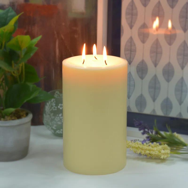 Jeco Inc. Unscented Pillar Candle