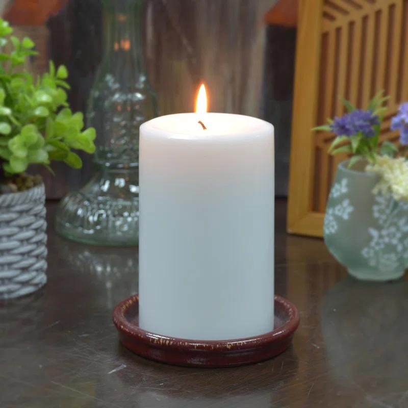 Jeco Inc. Unscented Pillar Candle