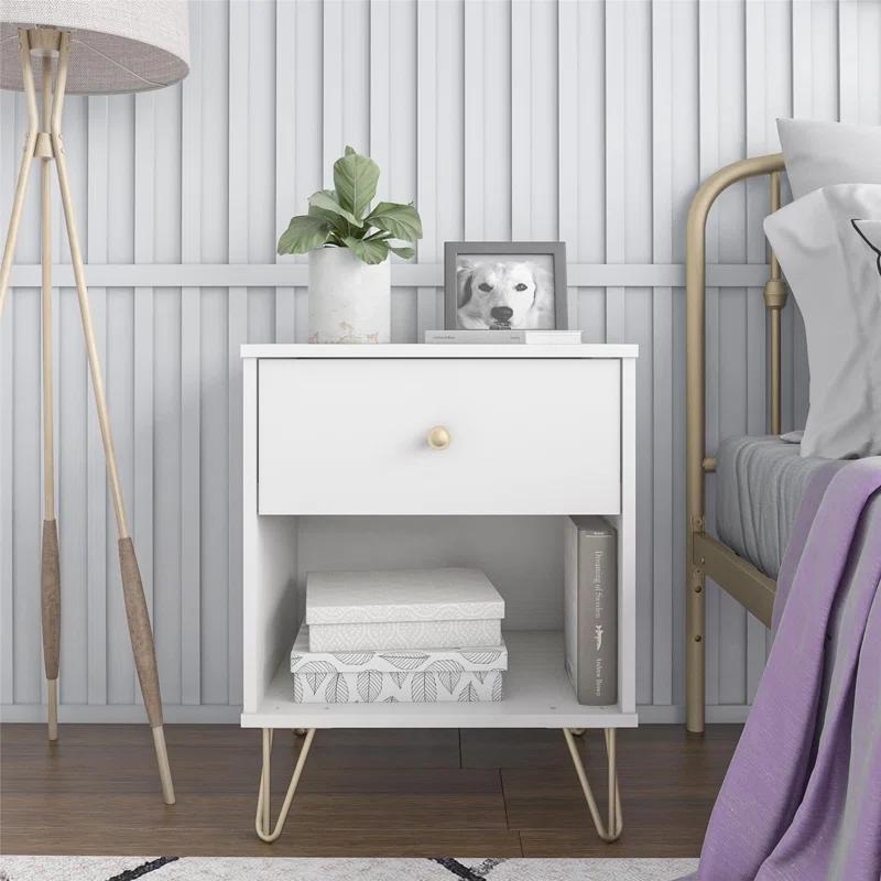 Novogratz Finley 1-Drawer Nightstand