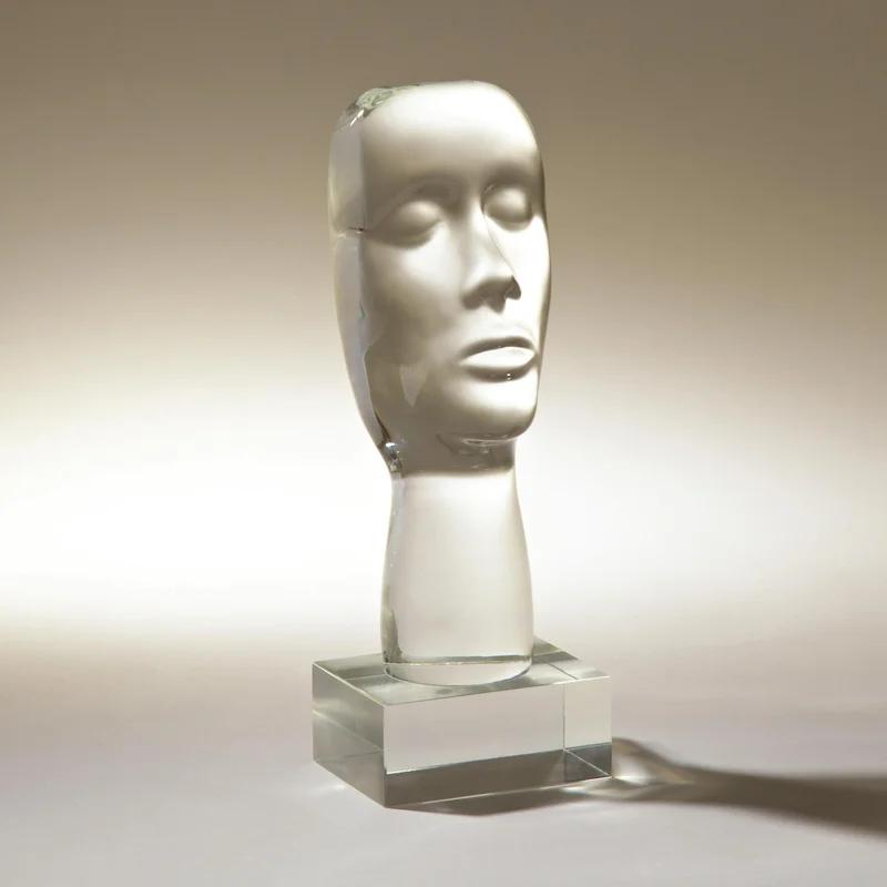 Transparent Personality Handmade Glass Art Sculpture