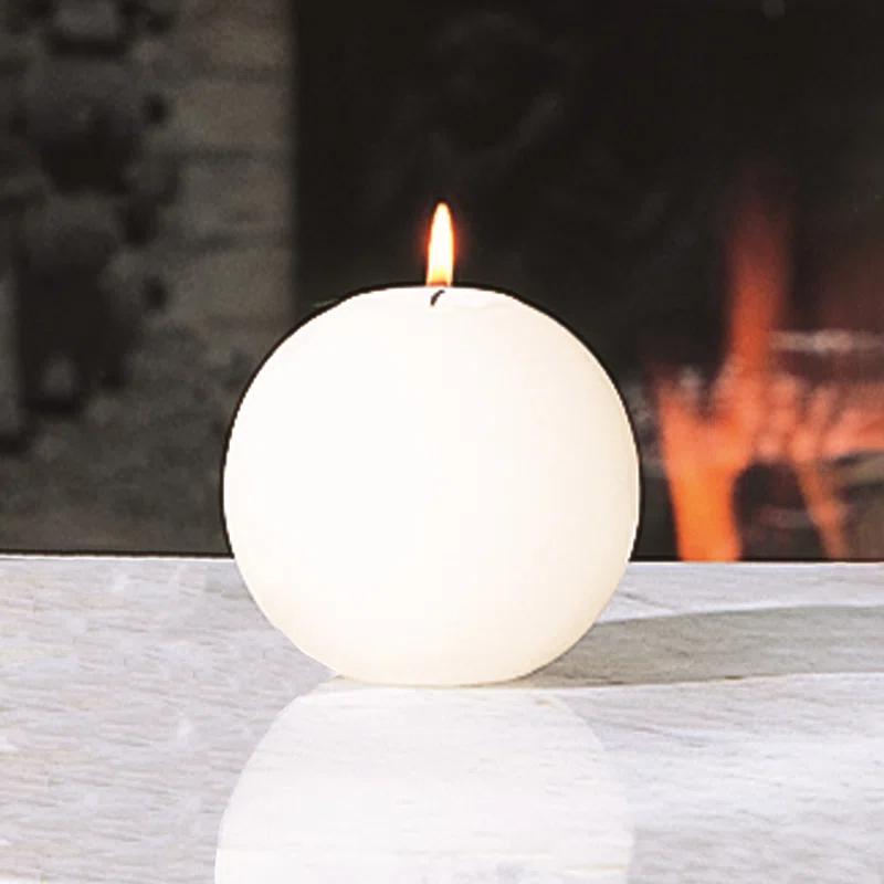 Global Views Ball Candle-Unscented