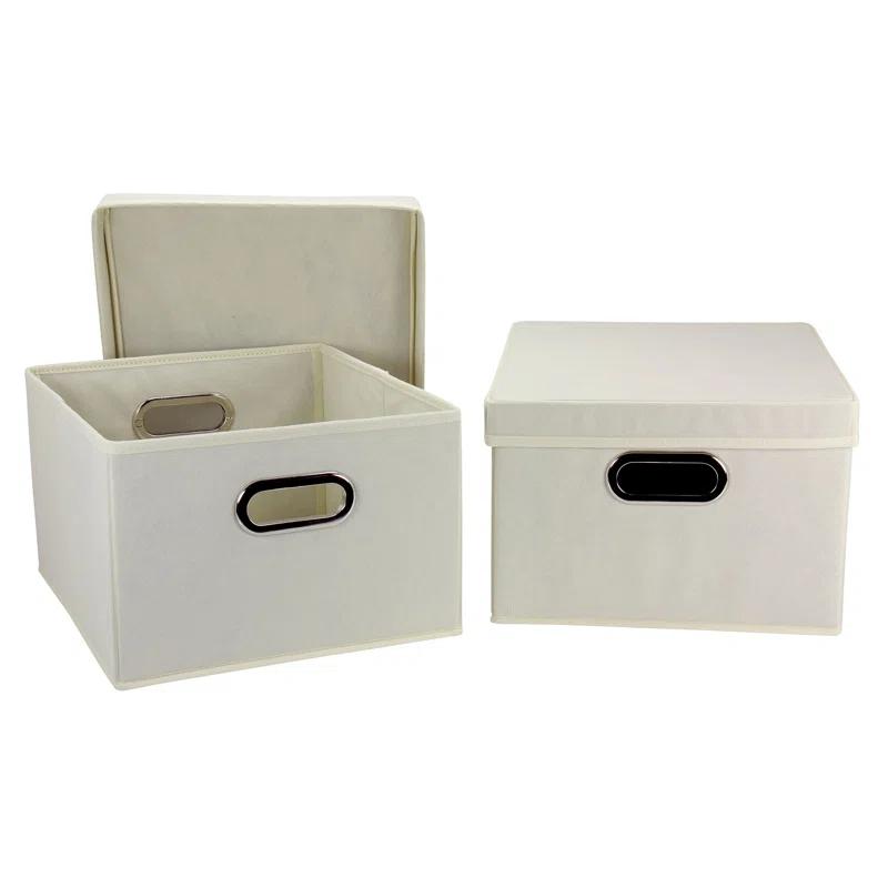 Household Essentials Household Essentials Fabric Bin (Set of 2)
