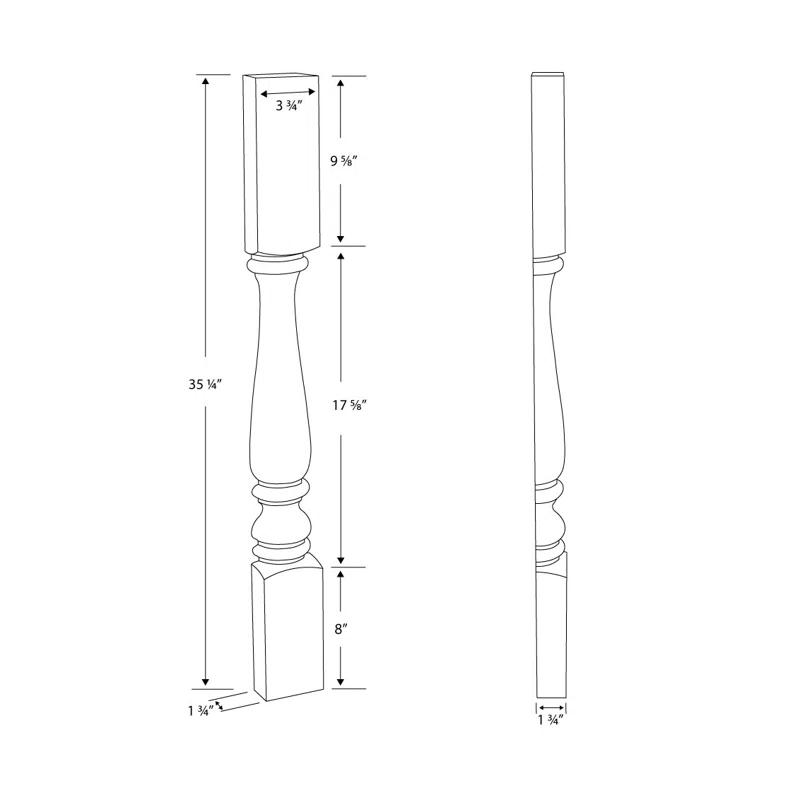 Architectural Products by Outwater L.L.C. Table Leg (Set of 4)