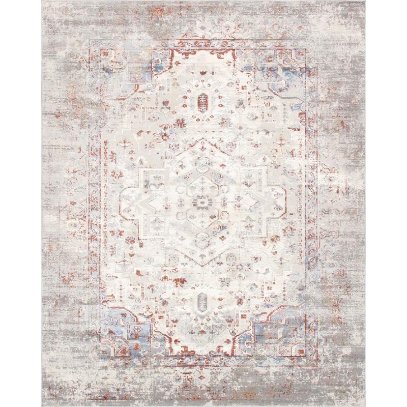 Efes Multicolor Handmade Synthetic Rectangular Area Rug - 2' x 3'