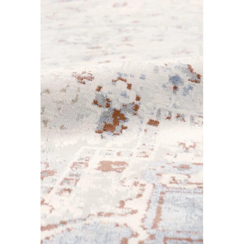 Efes Oriental Gray/Beige/Brown Area Rug