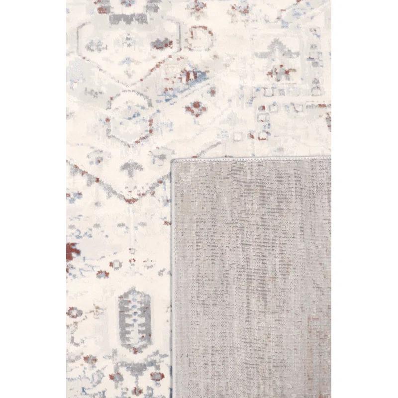 Efes Oriental Gray/Beige/Brown Area Rug