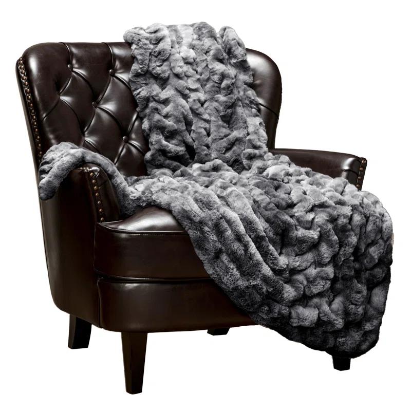 Chanasya Faux Fur Throw