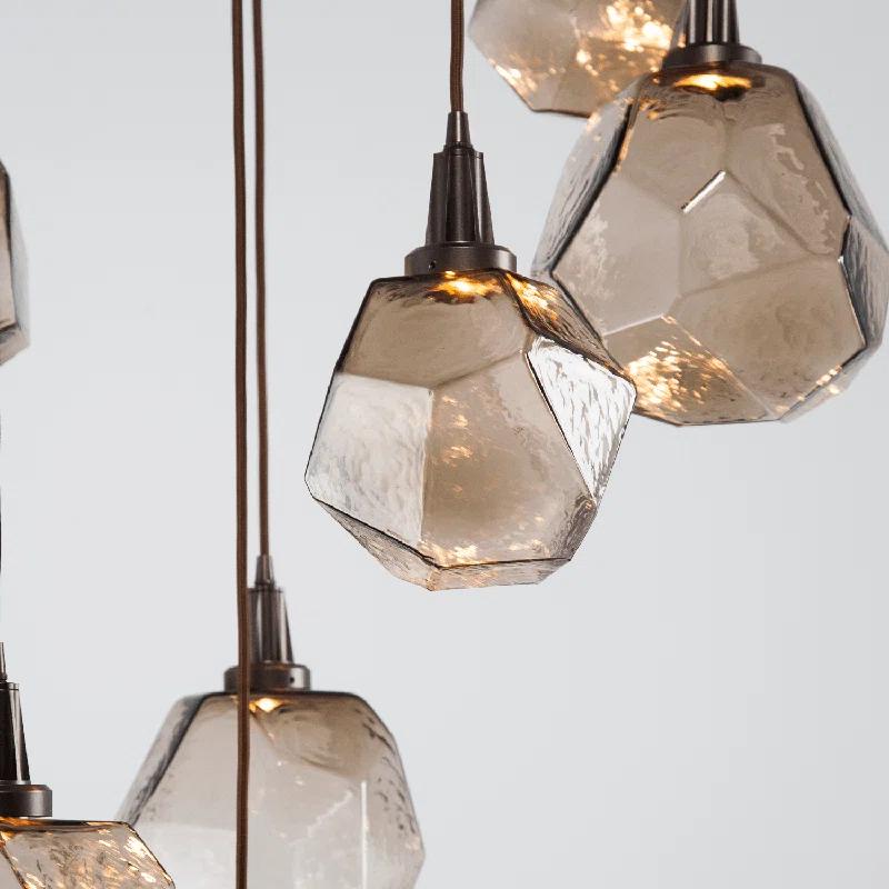 Gem 9 - Light LED Cluster Pendant