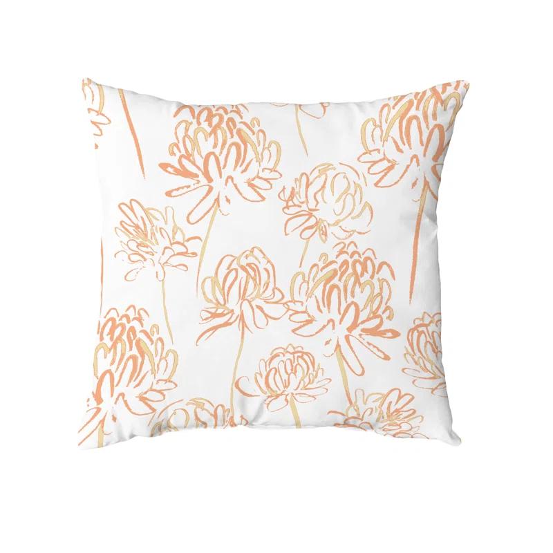 e by design Floral Reversible Throw Pillow