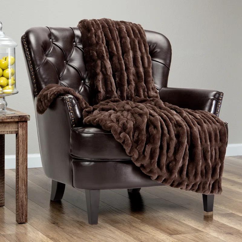 Chanasya Faux Fur Throw