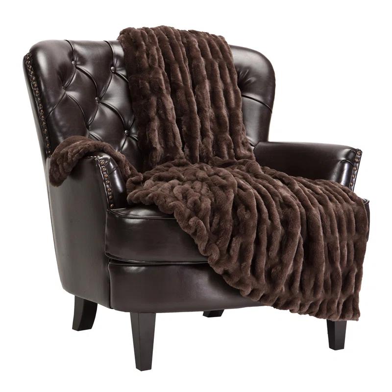 Chanasya Faux Fur Throw