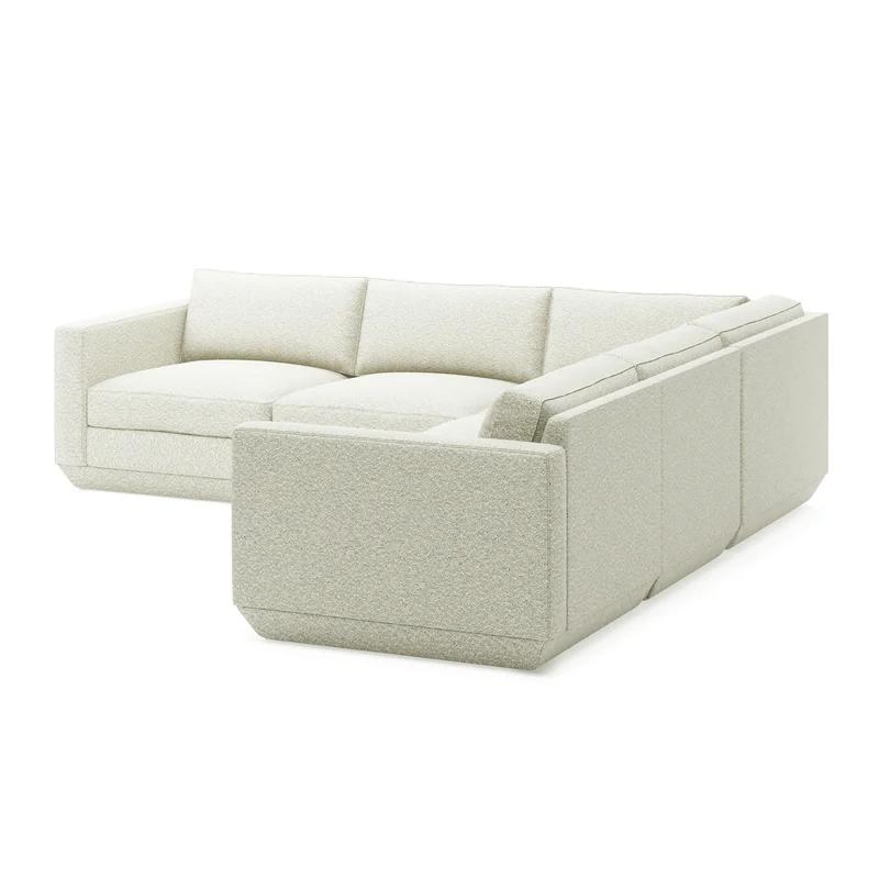 Podium Modular 5-Piece Corner Sectional in Copenhagen Fossil