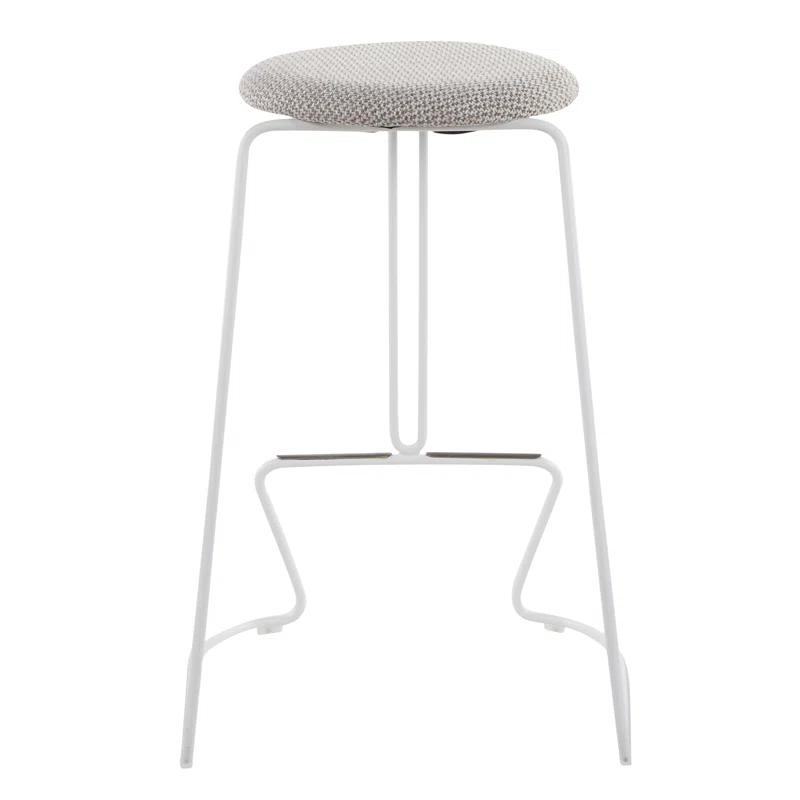 Premo Upholstered Counter Stool with Metal Frame
