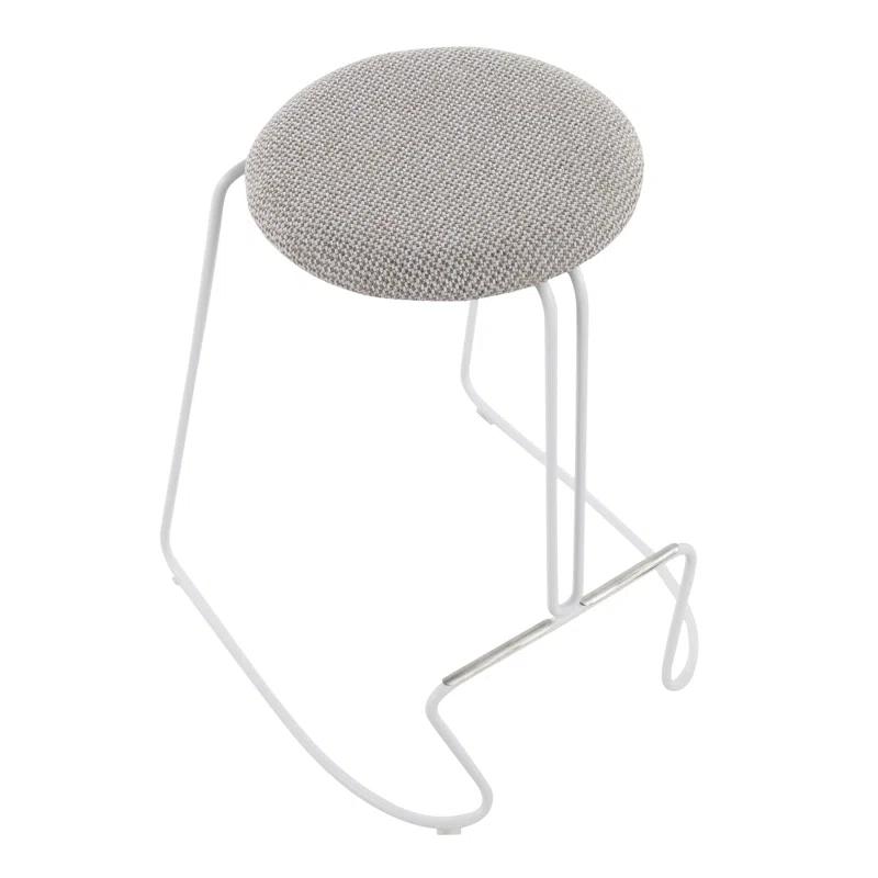 Premo Upholstered Counter Stool with Metal Frame