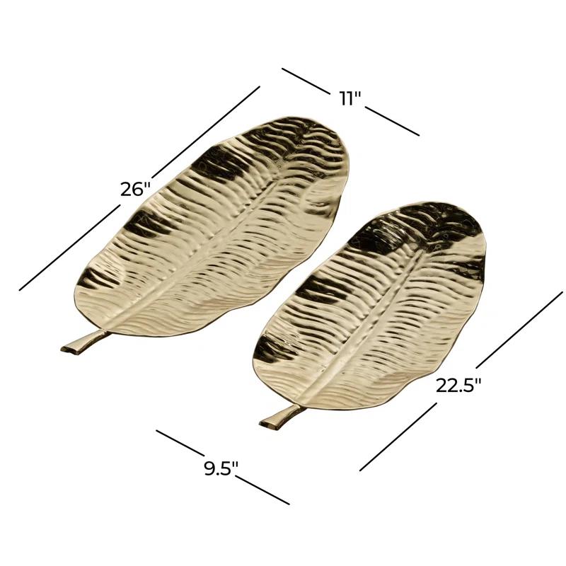 Novogratz Metal Tray - Set of 2