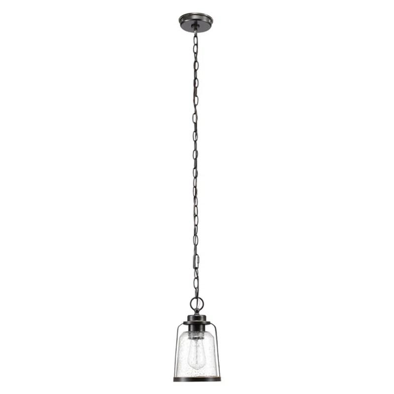 1 - Light Oil Rubbed Bronze Single Pendant