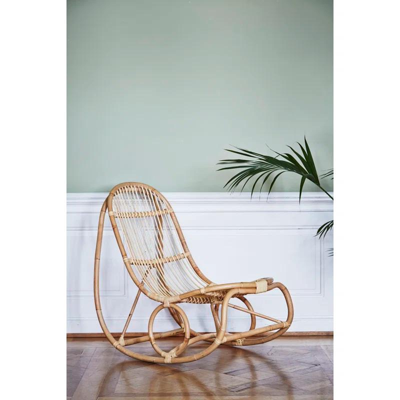 Nanna Ditzel Nanny Rattan Rocking Chair