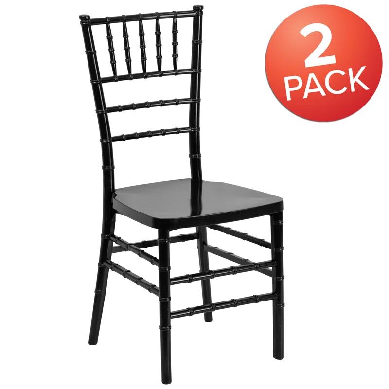 Flash Furniture Emma Premium Series Resin Stacking Chiavari Chair (Set of 2)