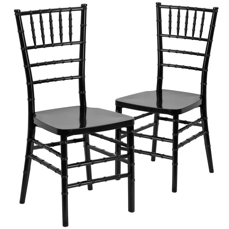 Flash Furniture Emma Premium Series Resin Stacking Chiavari Chair (Set of 2)