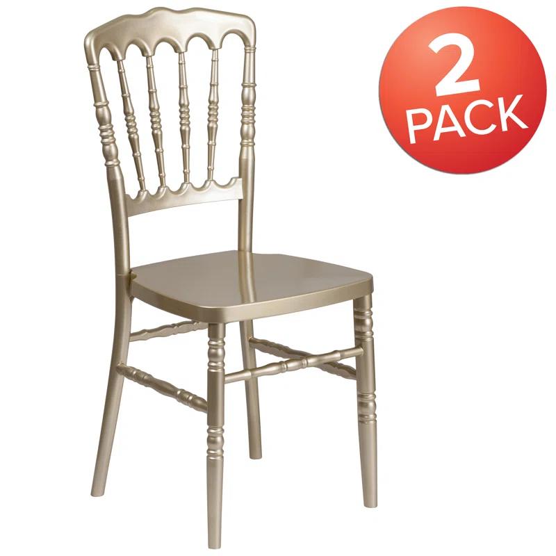 Jemimah Resin Stacking Napoleon Chair (Set of 2)