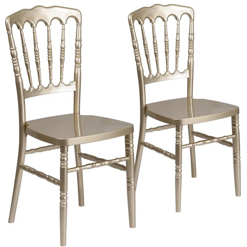 Jemimah Resin Stacking Napoleon Chair (Set of 2)