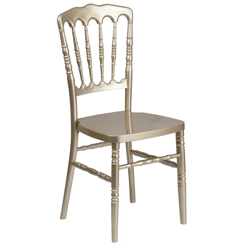 Gold Resin Stacking Traditional Chiavari Chair