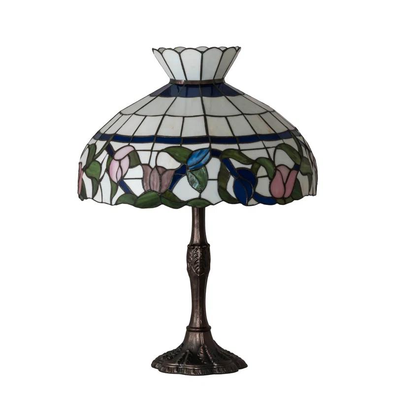 232796 Meyda 26" High Rose Vine Table Lamp